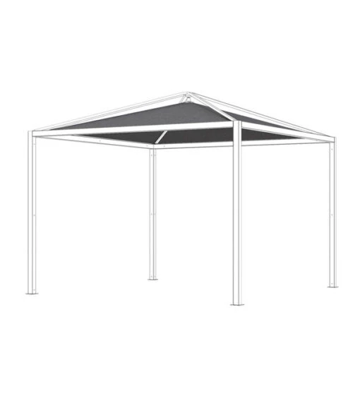 Siena Garden Schattenmanufaktur® Pergola Dachbezug Comuna, Ca. B300/T300 -Doppler Verkäufe 2048833 WE DE 001 ComunaDachbezuganthrazit