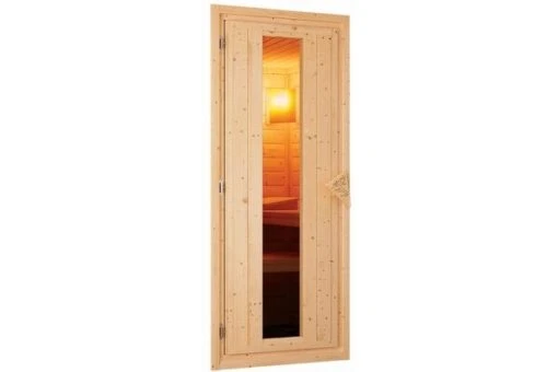 KARIBU Svea Sauna , Naturbelassen, Fichte, 224x160x202 Cm, Energiespartür U. Kranz,Ofen 4,5 KW Integr. Strg. -Doppler Verkäufe 30734 1 06.jpg