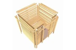 KARIBU Svea Sauna , Naturbelassen, Fichte, 224x160x202 Cm, Energiespartür U. Kranz,Ofen 4,5 KW Integr. Strg. -Doppler Verkäufe 30734 1 09.jpg