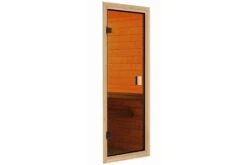 KARIBU Svea Sauna , Naturbelassen, Fichte, 224x160x202 Cm, BronzierteTür U. Kranz, Ofen 4,5 KW Bio Ext. Strg. -Doppler Verkäufe 30736 3 06.jpg