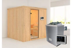 KARIBU Tromsö Sauna , Naturbelassen, Fichte, 196x178x198 Cm,SETOfen 4,5 KW Ext. Strg. Easy -Doppler Verkäufe 30774 2 02.jpg