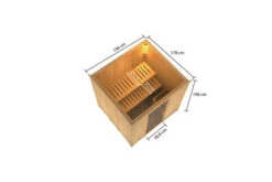 KARIBU Tromsö Sauna , Naturbelassen, Fichte, 196x178x198 Cm,SETOfen 4,5 KW Ext. Strg. Easy -Doppler Verkäufe 30774 2 05.jpg