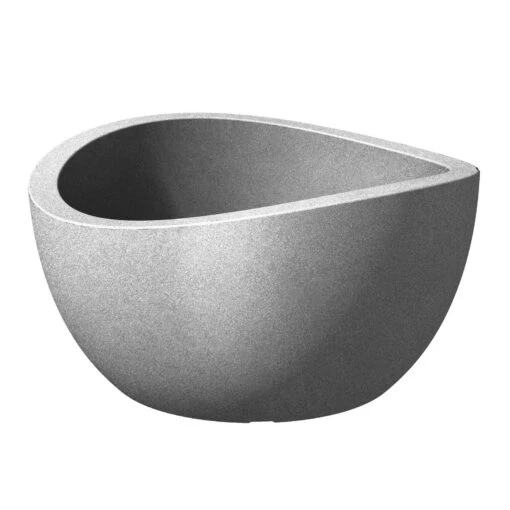 Pflanzschale Wave Globe Bowl, Stony Grey, Kunststoff -Doppler Verkäufe 3210103618 Pflanzschale Wave Globe Bowl stony grey D40xH21cm 12l 55938