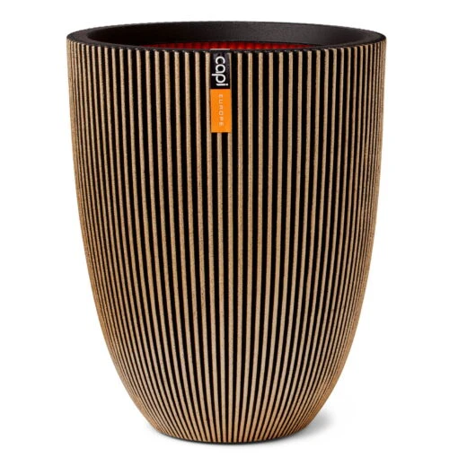 Pflanzvase 'Groove', Gold, Ø 43 X H 41 Cm -Doppler Verkäufe 3210104117 pflanzvase groove 116907