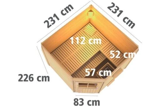 KARIBU Saunahaus Heikki, Fichtenholz 38mm, Eckeinstieg, Ca. 5,2m² -Doppler Verkäufe 3 18480 8.jpg