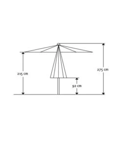 Schneider Sonnenschirm Rooftop, Rund, Ca. Ø350 Cm -Doppler Verkäufe 6953442 WE BG 001 SchneiderSonnenschirmRooftop3501